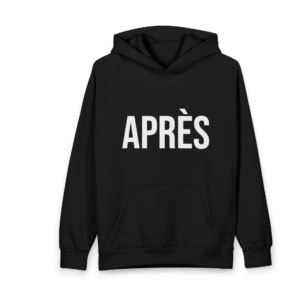 Après - Pullover Hoodie - Black With White