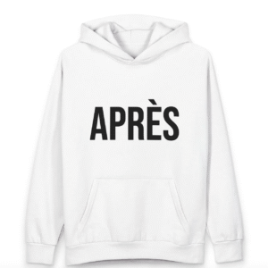 Après - Pullover Hoodie - White With Black